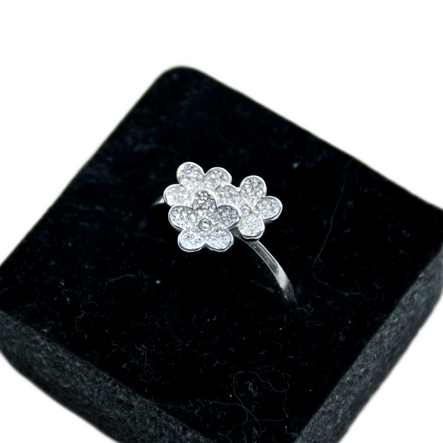 THREE FLOWERS WOMEN RING